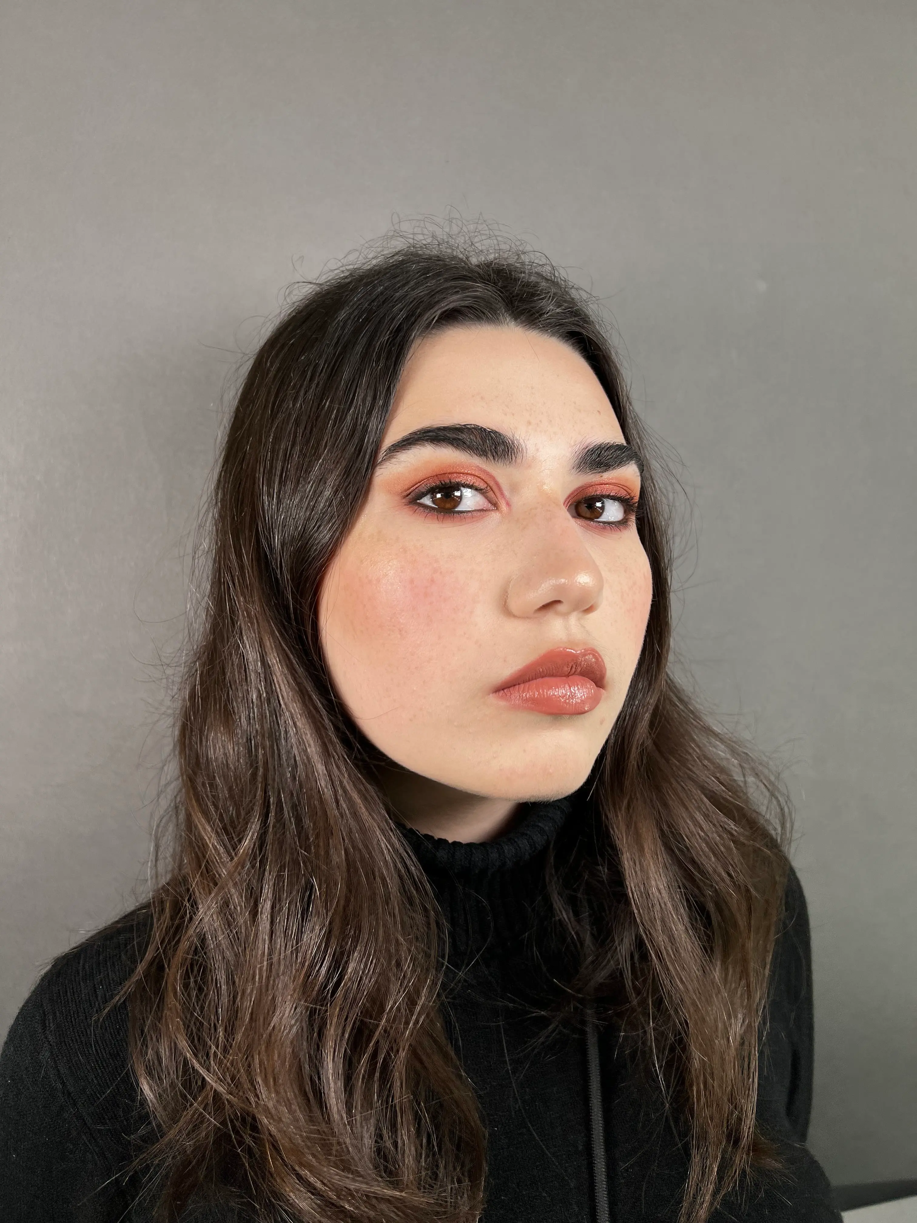 Glam makeup